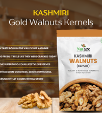 Nutaze Premium Kashmiri Silver Walnuts Kernels – Handpicked, Extra Light & 100% Natural Akhrot Giri