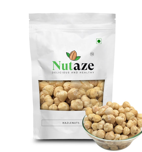Nutaze Premium Hazelnuts – Healthy Crunchy Snack | 100% Natural