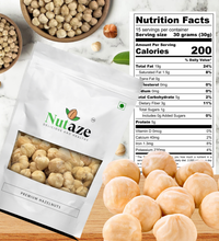 Nutaze Premium Hazelnuts – Healthy Crunchy Snack | 100% Natural