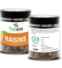 NUTAZE Premium Raisins | Rare Indian Raisins | Natural Sun Dried | 100% Authentic | 100% Natural