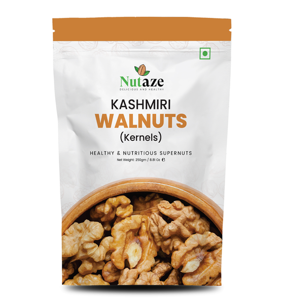 Nutaze Premium Kashmiri Silver Walnuts Kernels – Handpicked, Extra Light & 100% Natural Akhrot Giri