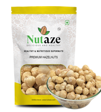 Nutaze Premium Hazelnuts – Healthy Crunchy Snack | 100% Natural
