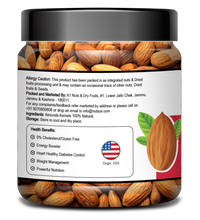 Products NUTAZE Premium Almonds | Rare USA Almonds |100% Authentic | 100% Natural, 750g (250g x 3)