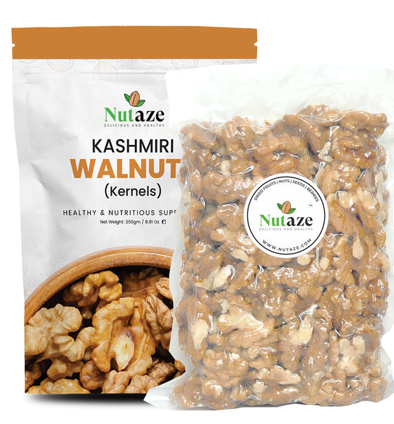 Nutaze Kashmiri Light Broken Walnuts Kernels.