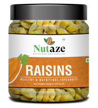 Nutaze Combo Pack of Pistachios Nuts 250g & Raisins 250g | 100% Authentic | 100% Natural