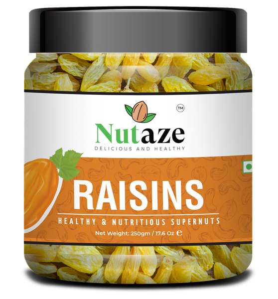 Nutaze Combo Pack of Pistachios Nuts 250g & Raisins 250g | 100% Authentic | 100% Natural
