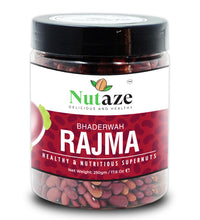 NUTAZE Premium Bhaderwah Rajmah | Rare Jammu Rajmah | Red Kidney Beans | 100% Natural