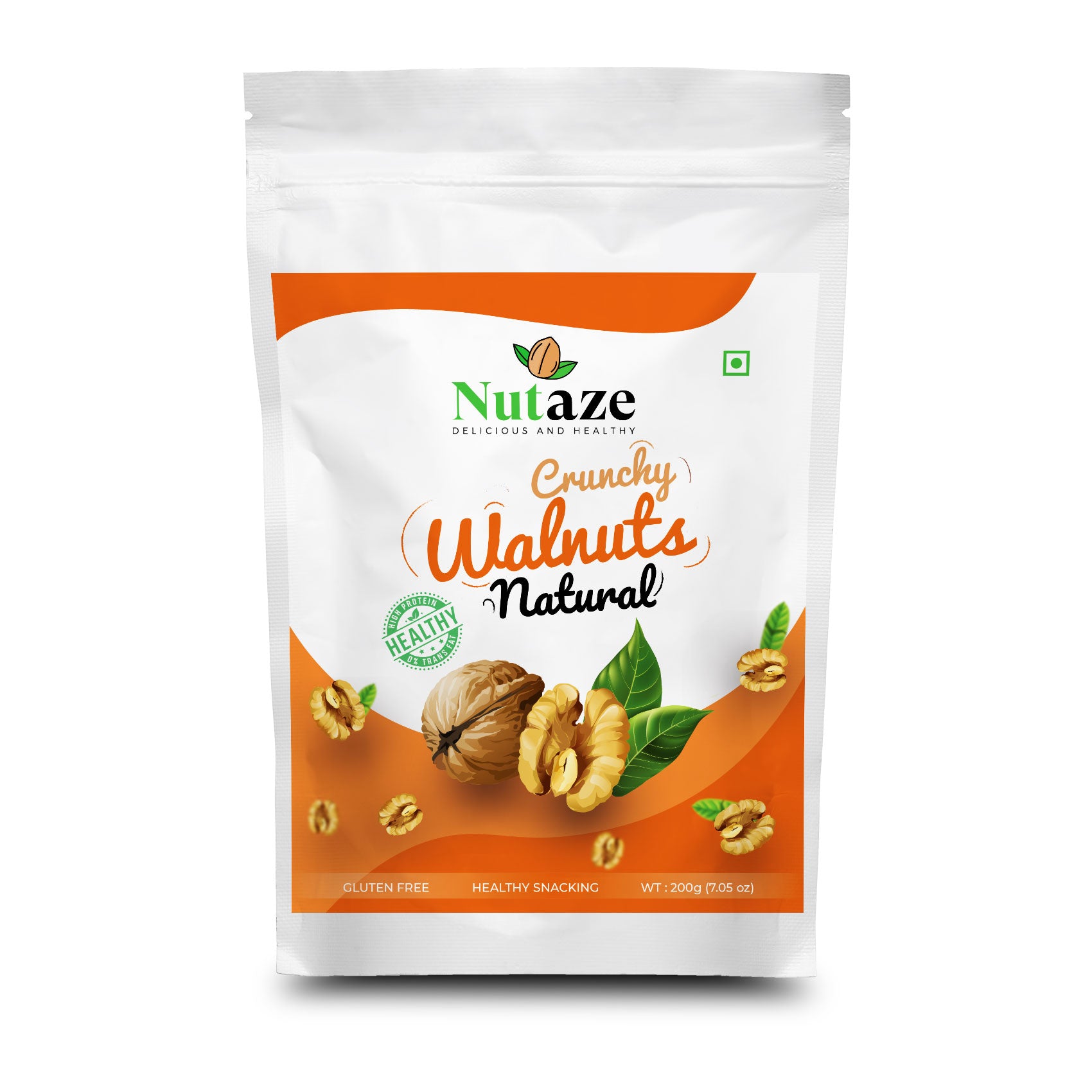 Nutaze 100% Natural Dried Kashmiri Walnut Kernels 200g