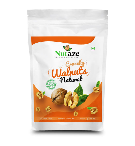 Nutaze 100% Natural Dried Kashmiri Walnut Kernels 200g x 2, 400g