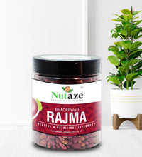 NUTAZE Premium Bhaderwah Rajmah | Rare Jammu Rajmah | Red Kidney Beans | 100% Natural